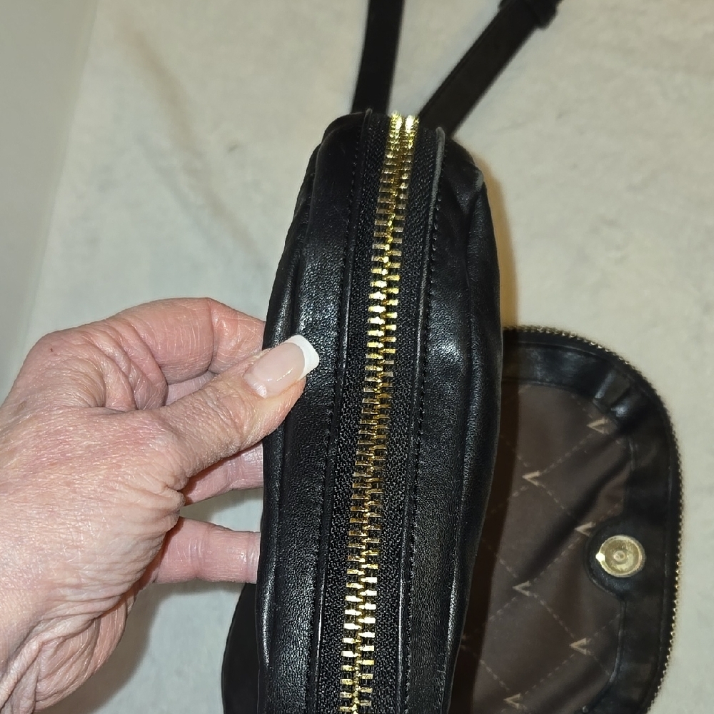 Vince Camuto Black Quilted Crossbody Bag - Picture 6 of 13